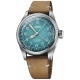 Oris Big Crown X Cervo Volante 50 M - ∅38 mm, Esfera azul, correa de piel