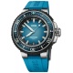 Oris Aquis Pro 4000 M - ∅49,50 mm, Esfera azul, correa de caucho azul