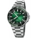 Oris Aquis Date Calibre 400 300 M - ∅43,50 mm, Esfera verde, brazalete de acero