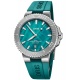 Oris Aquis New York Harbor Limited Edition II 300 M - ∅43,50 mm, Esfera verde, correa de caucho verde
