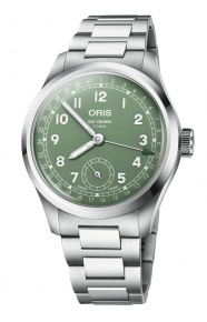 Oris Big Crown Pointer Date Calibre 403 50 M - ∅40 mm, Esfera verde, brazalete de acero