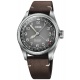 Oris Big Crown Cervo Volante 50 M - ∅38 mm, Esfera gris, correa de piel marrón