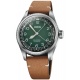 Oris Big Crown Cervo Volante 50 M - ∅38 mm, Esfera verde, correa de piel