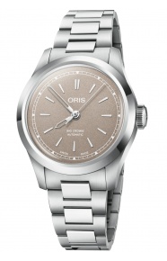 Oris Big Crown 50 M - ∅34 mm, Esfera castaña, brazalete de acero