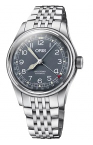 Oris Big Crown Pointer Date 50 M - ∅40 mm, Esfera azul, brazalete de acero
