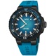 Oris Aquis Pro 1000 M - ∅49,50 mm, Esfera azul, correa de caucho azul