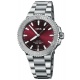 Oris Aquis Date Relief 300 M - ∅43,5 mm, Esfera roja, brazalete de acero