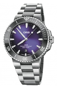 Aquis Date Taste of Summer 300 M - ∅43,50 mm, Esfera morada, brazalete de acero