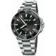 Oris Aquis Date 300 M - ∅43,50 mm, Esfera negra, brazalete de acero