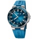 Oris Aquis Date Calibre 400 300 M - ∅43,50 mm, Esfera azul, correa de caucho azul