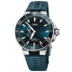 Oris Aquis Small Second Date 500 M - ∅45,50 mm, Esfera azul, correa de caucho azul