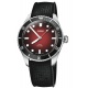 Oris X Red Bar Limited Edition II 200 M - ∅439 mm, Esfera roja, correa de caucho, pulsera de metal adicional