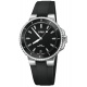 Oris Aquis Date Diamonds 300 M - ∅36,50 mm, Esfera negra, correa de caucho negro