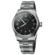 Oris Propilot Date 100 M - ∅41 mm, Esfera negra, brazalete de acero