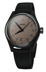 Oris ProPilot Desert Edition 100 M - ∅41 mm, Esfera castaña, correa de caucho negro