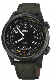 Oris Propilot Altimeter ‑ ESCALA EN PIES 100 M - ∅47 mm, Esfera negra, correa de tela