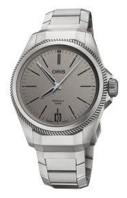 Oris ProPilot X Calibre 400 100 M - ∅39 mm, Esfera gris, brazalete de titanio