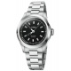 Oris Big Crown Diamonds 50 M - ∅34 mm, Esfera negra, brazalete de acero