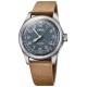 Oris Big Crown Pointer Date 50 M - ∅40 mm, Esfera azul, correa de piel marrón