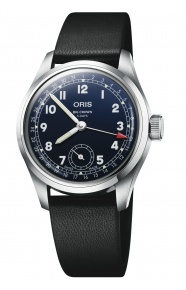 Oris Big Crown Pointer Date Calibre 403 50 M - ∅38 mm, Esfera azul oscuro, correa de piel