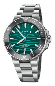 Oris Aquis Yangtze Jiangtun Limited Edition 300 M - ∅43,50 mm, Esfera verde, brazalete de acero