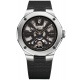 Baume & Mercier Riviera 10721 Automático Esqueleto 100 M - ∅42 mm, Esfera negra, Correa de caucho negro