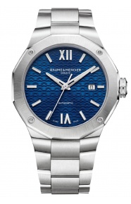 Baume & Mercier Riviera 1062 Automático 100 M - ∅42 mm, Esfera azul, Brazalete de acero