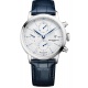 Baume & Mercier Classima 10330 Cronógrafo Automático 50 M - ∅42 mm, Esfera plateada, Correa azul