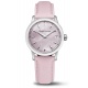 Maurice Lacroix 1975 Quartz 33mm - 10 ATM, Esfera nácar rosa, correa de piel rosa