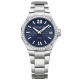 Baume & Mercier Riviera 10765 Cuarzo ∅33 mm - 50 M, Engastado con diamantes Esfera azul, Brazalete de acero