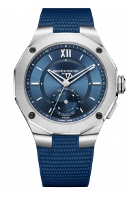 Baume & Mercier Riviera 10761 Automático Mareografo ∅43 mm - 100 M, Esfera azul, Brazalete de acero