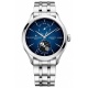Baume & Mercier Clifton 10725 Automático Fase Lunar y Fecha ∅42 mm - 50 M, Esfera azul, brazalete de acero
