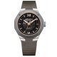 Baume & Mercier Riviera 10720 Acero y Titanio Automático ∅39 mm - 100 M, Esfera gris, caucho marrón