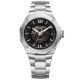 Baume & Mercier Riviera 10715 ∅39 mm - 100 M, Esfera negra, brazalete de acero