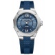 Baume & Mercier Riviera 10689 Cuarzo ∅36 mm - 50 M, Esfera azul, Caucho azul