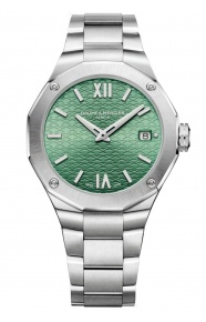 Baume & Mercier Riviera 10683 Cuarzo ∅36 mm - 50 M, Esfera verde, brazalete de acero