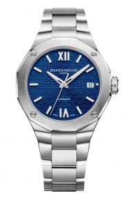 Baume & Mercier Riviera 10679 Automático ∅36 mm - 50 M, Esfera azul, brazalete de acero