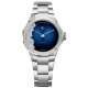 Baume & Mercier Riviera 10677 Automático Diamantes ∅33 mm - 50 M, Esfera azul, brazalete de acero