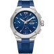 Baume & Mercier Riviera 10623 Cronógrafo Automático ∅43 mm - 100 M, Esfera azul, caucho azul