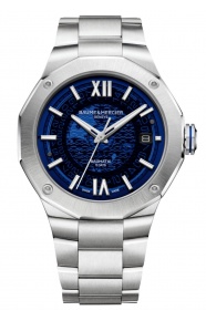 Baume & Mercier Riviera 10616 Automático ∅42 mm - 100 M, Esfera azul, brazalete de acero