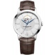 Baume & Mercier Classima 10524 Automático Volante visible ∅42 mm - 50 M, Esfera plateada, correa marrón