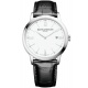 Baume & Mercier Classima 10414 Cuarzo ∅42 mm - 50 M, Esfera blanca, correa negra