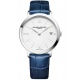 Baume & Mercier Classima 10355 Cuarzo ∅36,5 mm - 50 M, Esfera blanca, correa azul