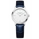 Baume & Mercier Classima 10353 Cuarzo ∅31 mm - 50 M, Esfera blanca, correa azul