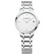 Baume & Mercier Classima 10335 Cuarzo ∅31 mm - 50 M, Esfera blanca, brazalete de acero