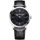Baume & Mercier Classima 10881 Cuarzo, Fecha ∅40 mm - 50 M, Esfera negra, correa negra