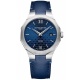 Baume & Mercier Riviera 10846 Cuarzo, Fecha ∅39 mm - 50 M, Esfera azul, correa de piel azul