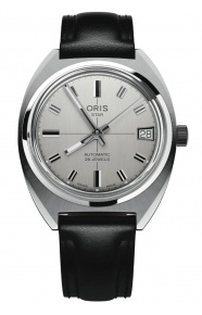 Oris Heritage Big Star Edition 50 M - ∅35 mm, Esfera gris, brazalete de piel negra