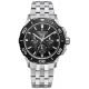 Maurice Lacroix PONTOS S Diver Chrono Solar 41mm ∅41 mm - 200 M, Esfera negra, brazalete de acero