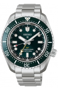 Seiko Prospex Diver 1968 Heritage GMT Verde ∅42 mm - 300M, Esfera verde, brazalete de acero